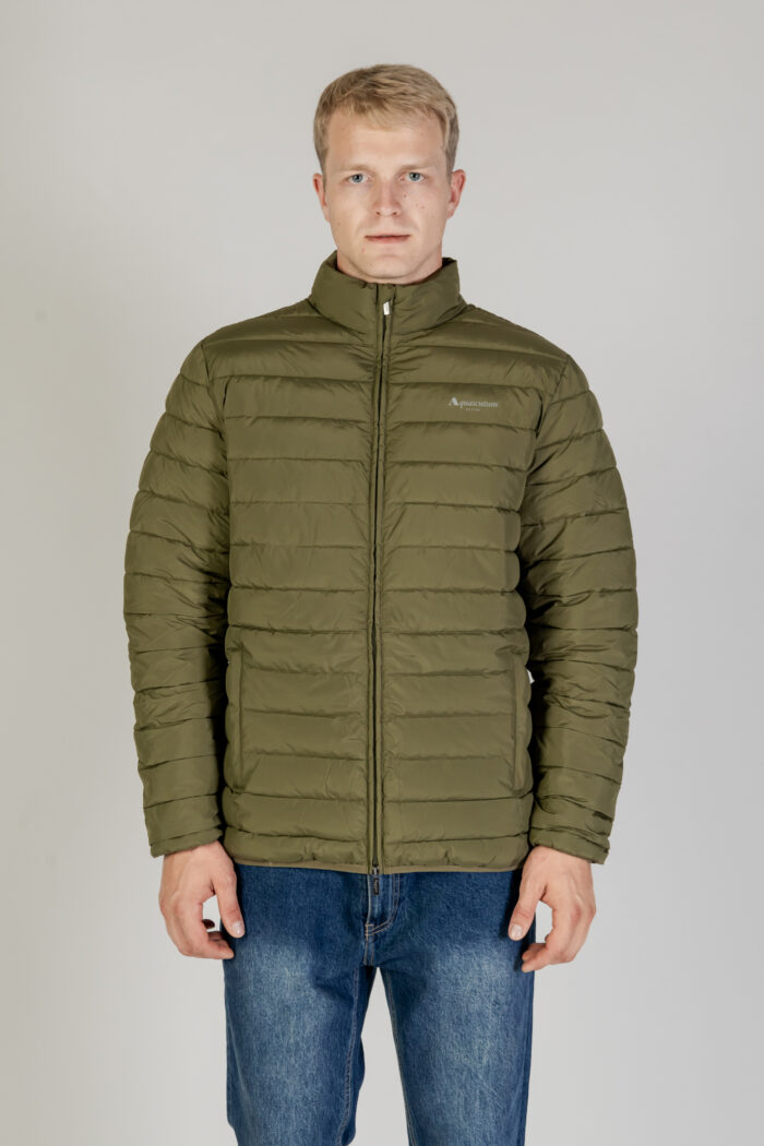 Piumino Aquascutum RLG ACTIVE MOCKNECK 100GR Verde Oliva