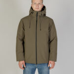 Piumino Aquascutum SHELL ACTIVE MID PARKA Verde Oliva - Foto 1