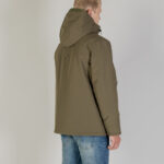 Piumino Aquascutum SHELL ACTIVE MID PARKA Verde Oliva - Foto 3