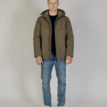 Piumino Aquascutum SHELL ACTIVE MID PARKA Verde Oliva - Foto 5