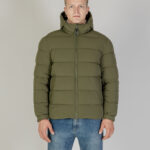 Piumino Aquascutum SP HOODED PUFFER JACKET Verde Oliva - Foto 1