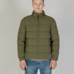 Piumino Aquascutum SP MOCKNECK PUFFER JACKET Verde Oliva - Foto 1