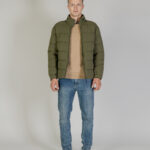 Piumino Aquascutum SP MOCKNECK PUFFER JACKET Verde Oliva - Foto 5