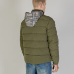 Piumino Aquascutum SP MOCKNECK PUFFER JACKET Verde Oliva - Foto 3