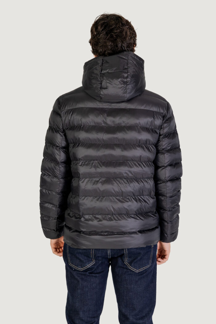 Piumino Calvin Klein RECYCLED HOODED Nero