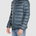 Piumino Calvin Klein Jeans RECYCLED HOODED Petrolio - Foto 3