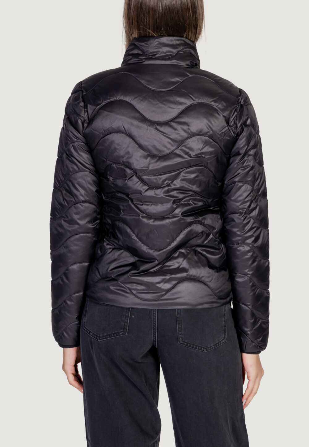 Piumino Only Onlvega Wave Quilted Cc Otw Nero - Foto 4