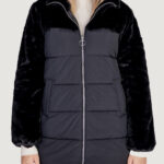 Piumino Only ONLWANJA FUR PUFFER MIX COAT CC OTW Nero - Foto 3