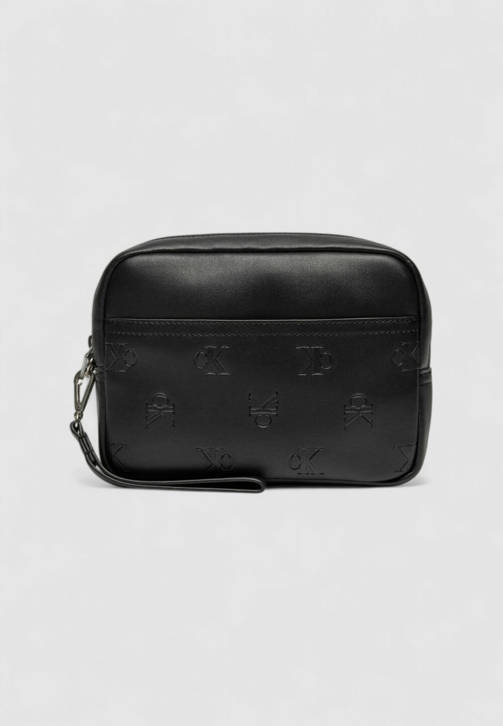 Pochette e beauty Calvin Klein Jeans AOP EMBOSS ZIP POUCH Nero - Foto 1