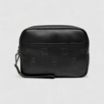 Pochette e beauty Calvin Klein Jeans AOP EMBOSS ZIP POUCH Nero - Foto 1