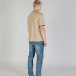 Polo manica corta Aquascutum ACTIVE PIQUET STRIPES POLO Beige - Foto 4