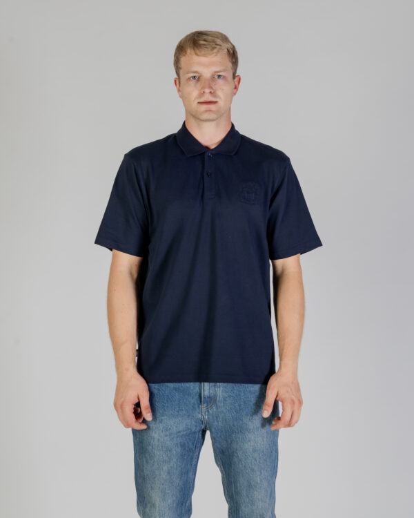 Polo manica corta Aquascutum ACTIVE CREST PIQUET POLO Blu - Foto 1