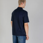 Polo manica corta Aquascutum ACTIVE PATCH PIQUET POLO Blu - Foto 3