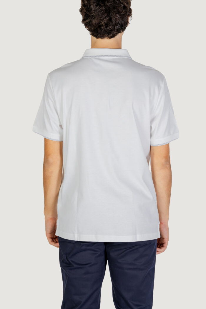 Polo manica corta Calvin Klein SMOOTH COTTON OPEN Bianco