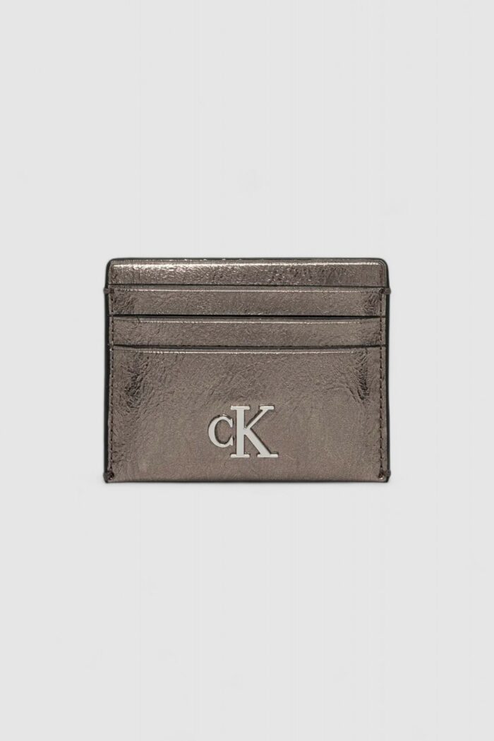 Portacarte Calvin Klein MINIMAL MONOGRAM CARDCASE Antracite