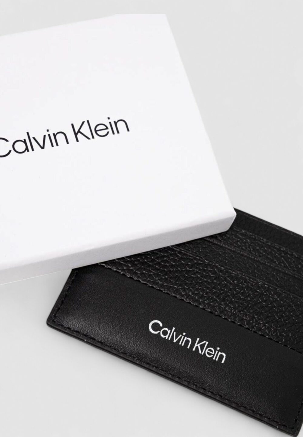 Portacarte Calvin Klein SUBTLE MIX CARDHOLDER 6CC Nero - Foto 3