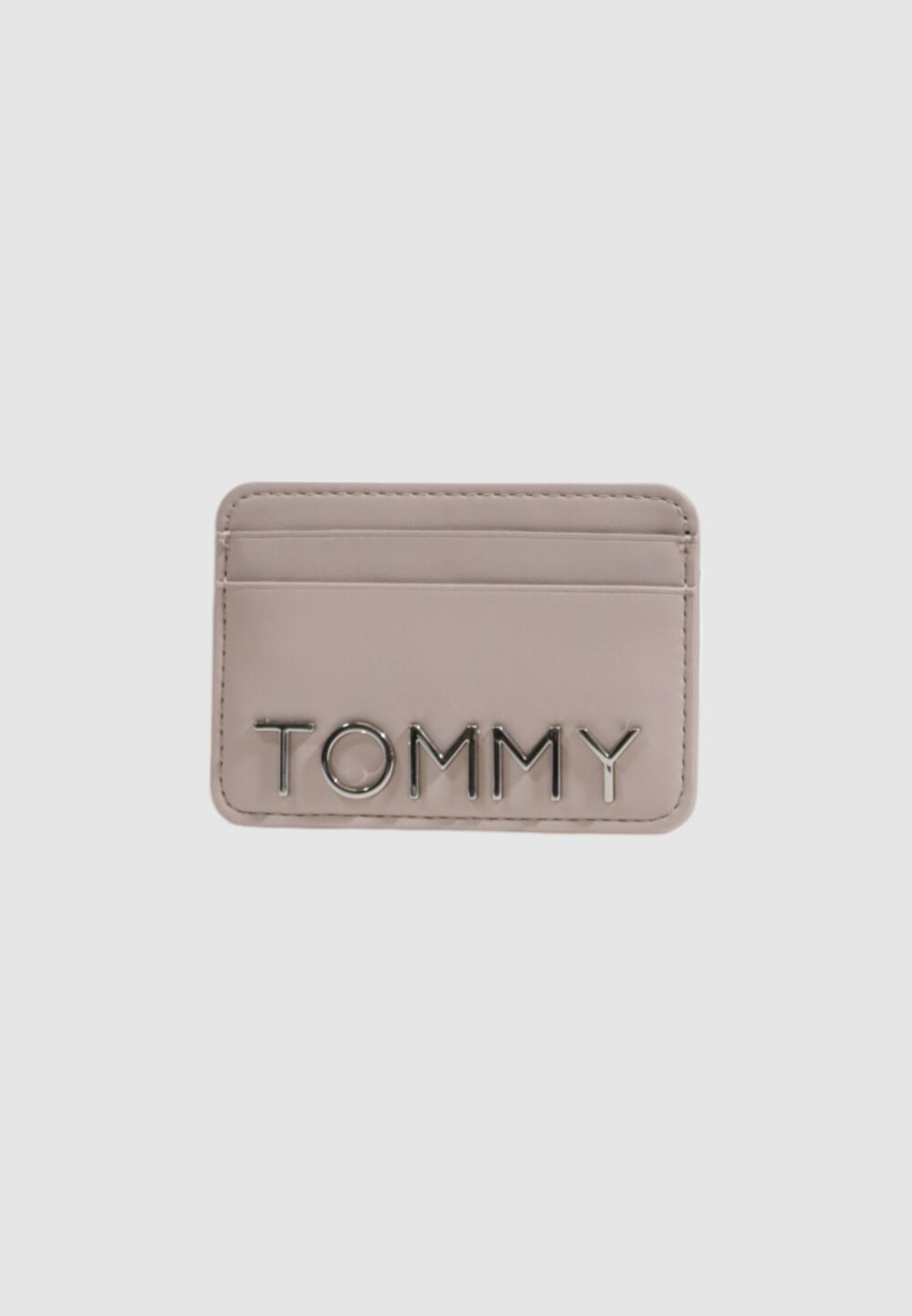 Portacarte Tommy Hilfiger Jeans TJW CITY BOLD CC HOLDER Rosa Cipria - Foto 1