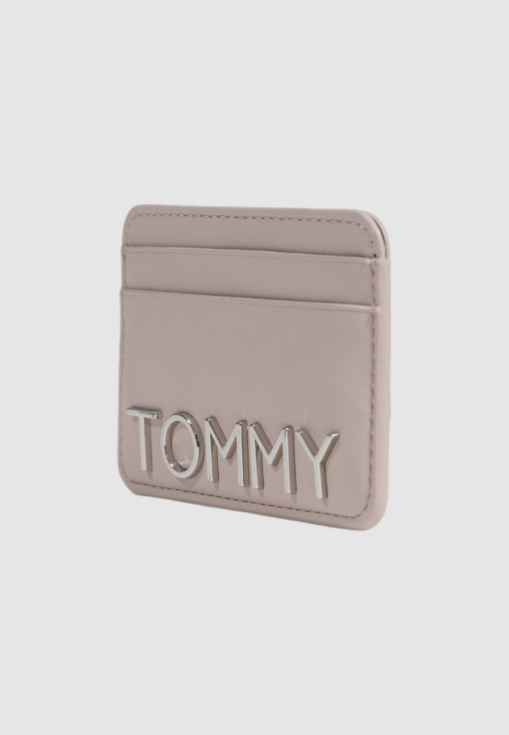 Portacarte Tommy Hilfiger Jeans TJW CITY BOLD CC HOLDER Rosa Cipria - Foto 3