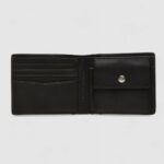 Portafoglio con portamonete Calvin Klein Jeans LOGO EMBOSS BIFOLD W/COIN Nero - Foto 3