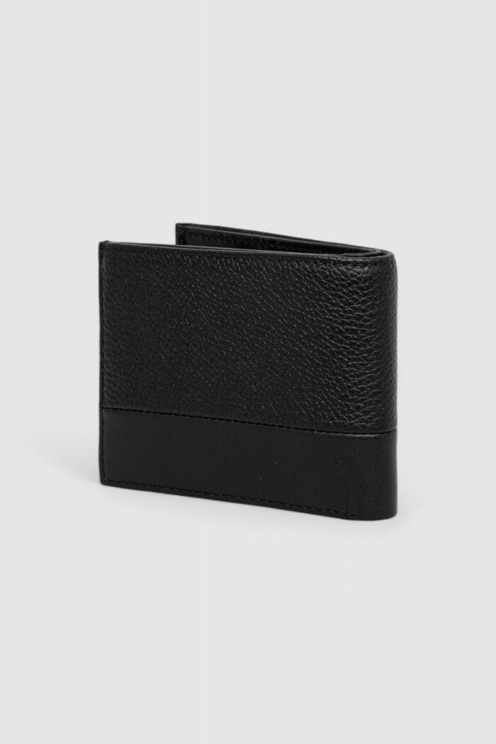 Portafoglio con portamonete Calvin Klein SUBTLE MIX BIFOLD 5CC W/COIN Nero