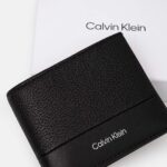 Portafoglio con portamonete Calvin Klein SUBTLE MIX BIFOLD 5CC W/COIN Nero - Foto 4