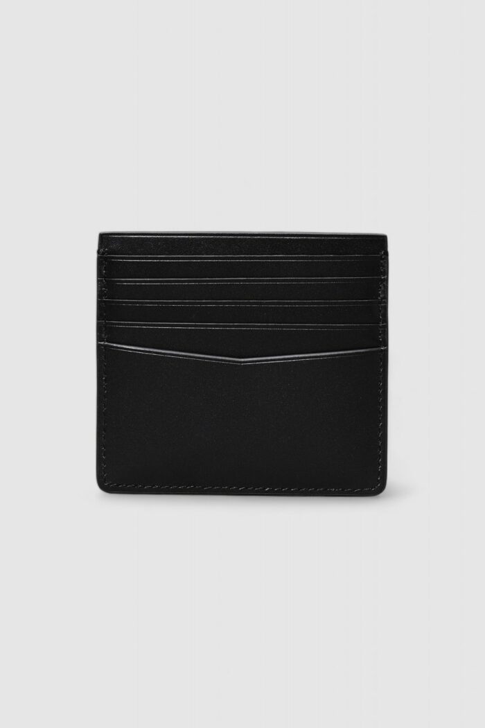 Portafoglio senza portamonete Calvin Klein JEANS HARDWARE CARDCASE 10CC Nero