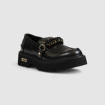 Scarpe basse Cult SLASH 4353 LOW W BRUSHED LEATHER Nero - Foto 2