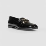 Scarpe basse Furla NUVOLA LOAFER T.15 NERO/VERNICE - Foto 2