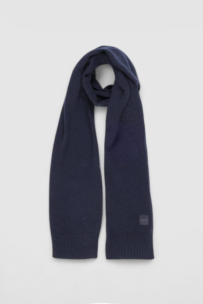 Sciarpa Boss Akaio_R_Scarf 10262869 01 Blue scuro