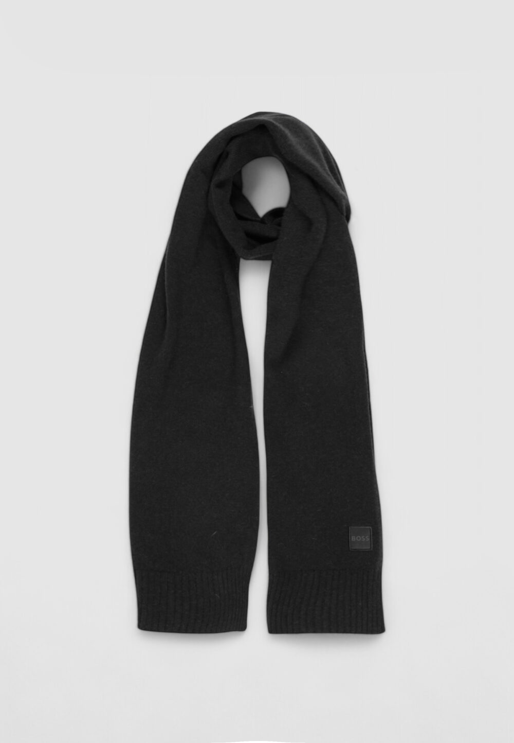 Sciarpa Boss Akaio_R_Scarf 10262869 01 Nero - Foto 1