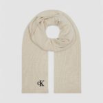 Sciarpa Calvin Klein SEASONAL POM POM SCARF Beige - Foto 1