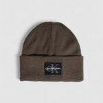 Sciarpa Calvin Klein Jeans GIFT BEANIE & SCARF MONO PATCH Marrone - Foto 3