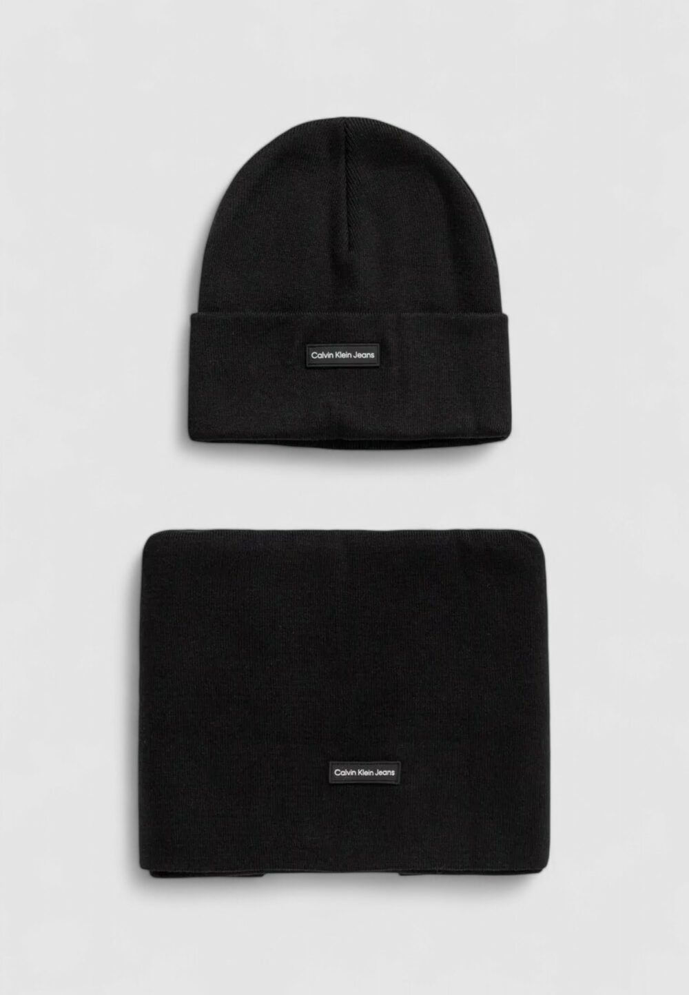 Sciarpa Calvin Klein Jeans GIFT BEANIE & SCARF INST Nero - Foto 1