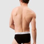 Slip Calvin Klein Underwear HIP BRIEF 3PK Nero - Foto 3