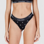 Slip e perizoma Calvin Klein Underwear THONG Black-White - Foto 1