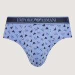 Slip Emporio Armani Underwear 3 PACK BRIEF Azzurro - Foto 5