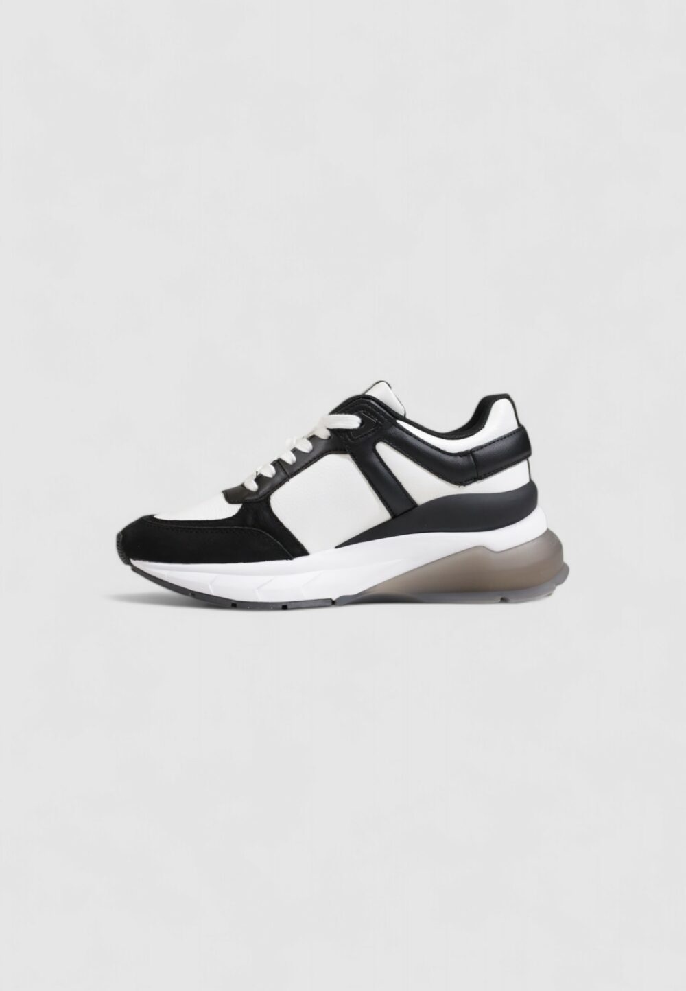 Sneakers Calvin Klein WEDGE RUNNER LACE UP Black-White - Foto 3