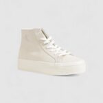 Sneakers Calvin Klein Jeans VULC FLATFORM LACEUP Beige - Foto 2