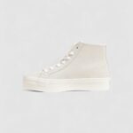 Sneakers Calvin Klein Jeans VULC FLATFORM LACEUP Beige - Foto 3