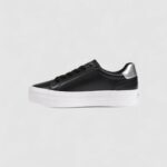 Sneakers Calvin Klein Jeans BOLD VULC FLATF LACE Nero - Foto 3