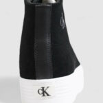 Sneakers Calvin Klein Jeans VULC FLATFORM LACEUP Nero - Foto 4