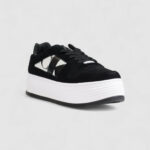 Sneakers Calvin Klein BOLD PLATF LOW MIX Nero - Foto 2