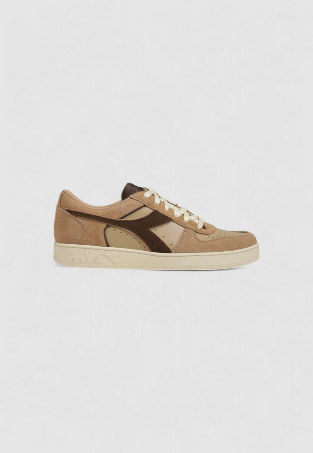 Sneakers Diadora MAGIC BASKET LOW SUEDE LEATHER Beige - Foto 1