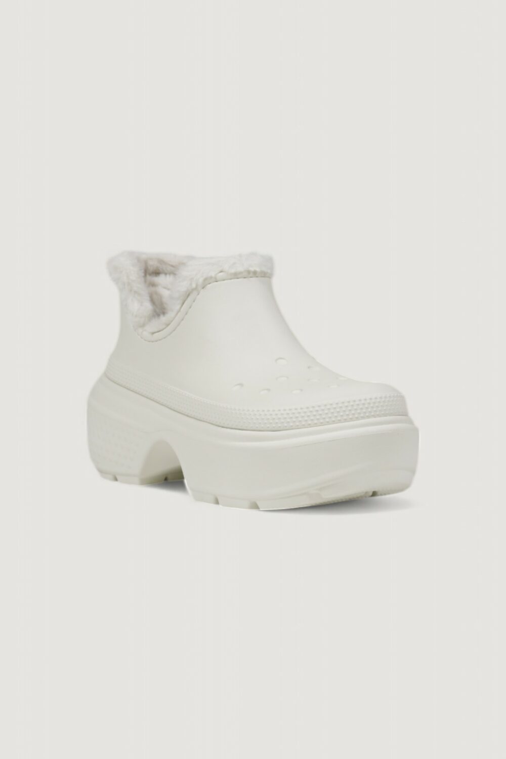 Stivali CROCS Stomp Lined Shorty Boot Bianco - Foto 2