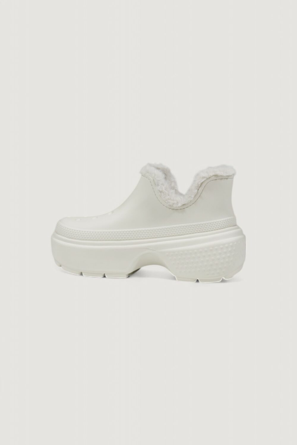 Stivali CROCS Stomp Lined Shorty Boot Bianco - Foto 3