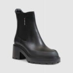 Stivali Tommy Hilfiger Jeans TJW MID HEEL CHELSEA Nero - Foto 2