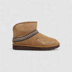 Stivali UGG CLASSIC MINI CRESCENT Beige - Foto 1