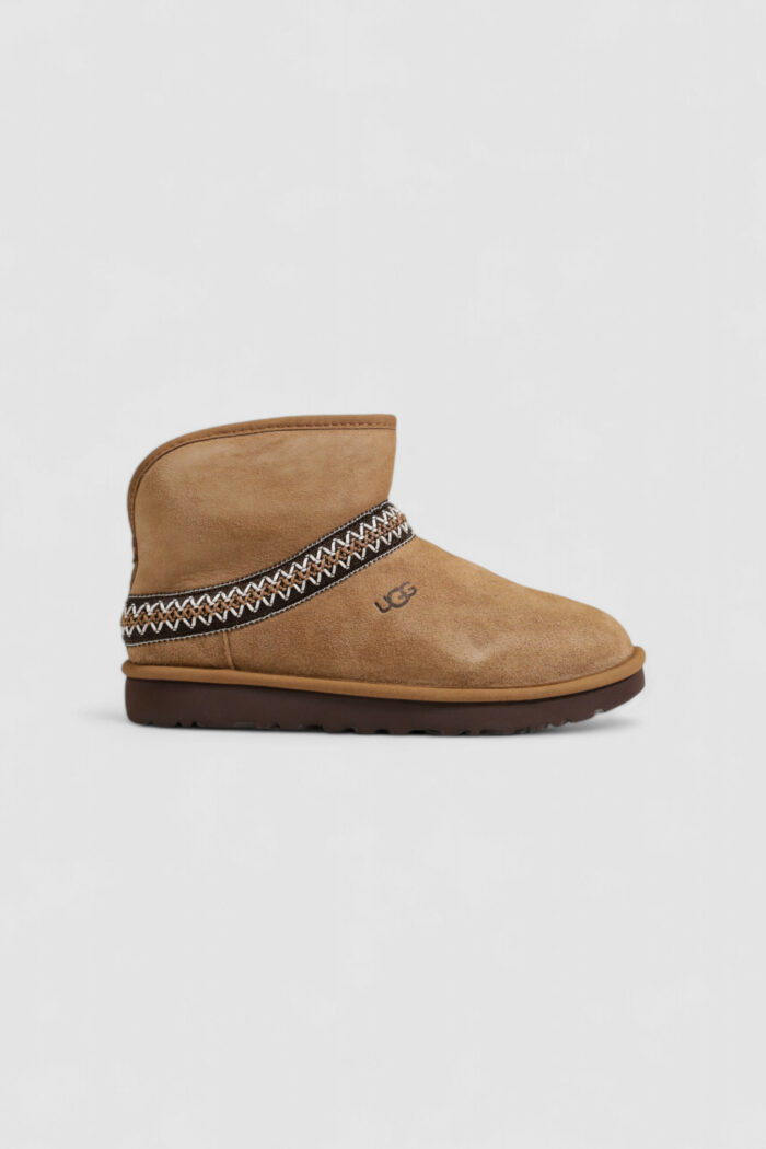 Stivali Ugg CLASSIC MINI CRESCENT Beige