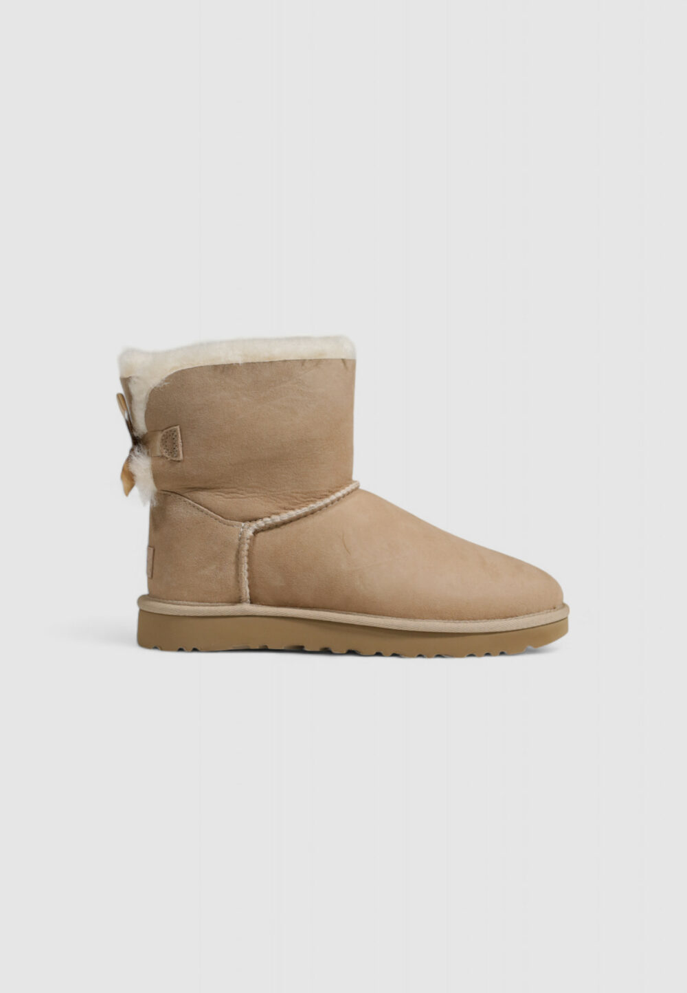 Stivali UGG MINI BAILEY BOW II Beige chiaro - Foto 1