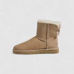 Stivali UGG MINI BAILEY BOW II Beige chiaro - Foto 2